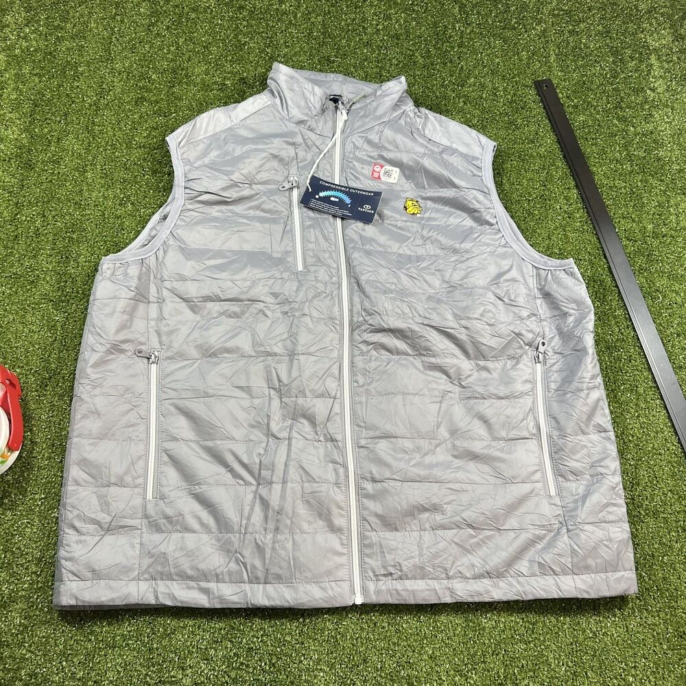 Minnesota Duluth Bulldogs Vantage Quilted Vest - Gray